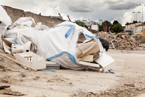 Office furniture clearance in a London commercial space
