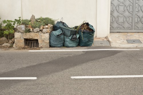 Tidy outdoor clearance service for a London property