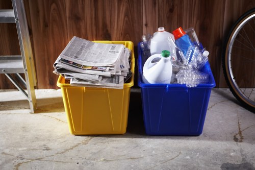 Customer complaint being logged for a waste removal service issue