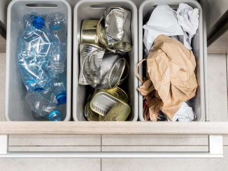 Packed household items ready for a professional clearance in London